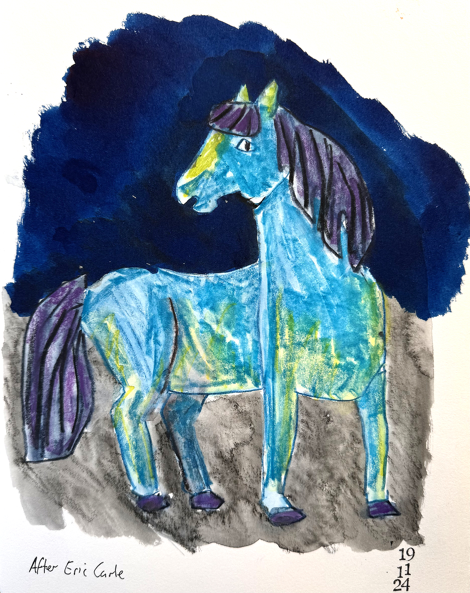 horse after Carle picture