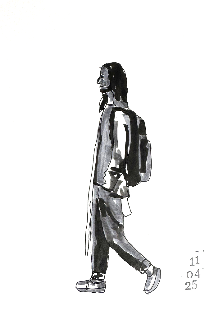 woman walking
