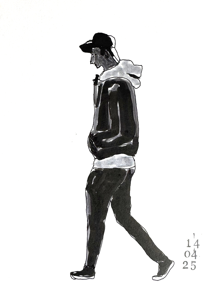 man walking