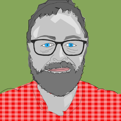 Self portrait of Simon Matty